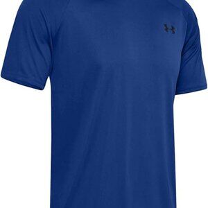 NWT Under Armour Men's UA Tech 2.0 Short Sleeve Shirt Sz Small Royal Blue